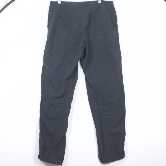 Mountain Hardware L Hiking Pant Black Nylon Belted - Picture 2 of 5